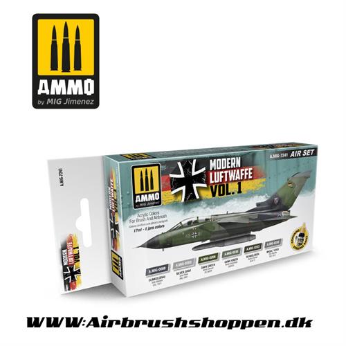 AMIG 7241 Modern Luftwaffe Vol 1   SET 6 X 17ML